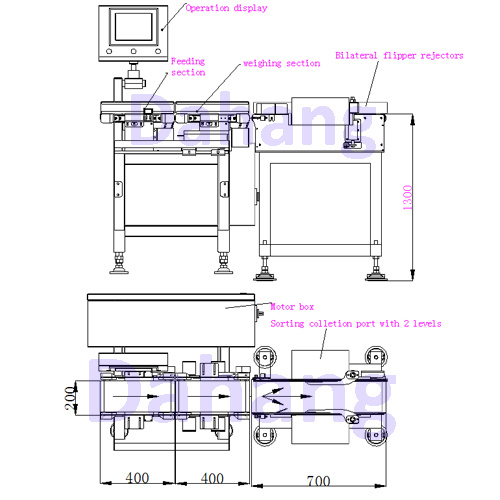 Automatic Weighing and Rejecting Machine