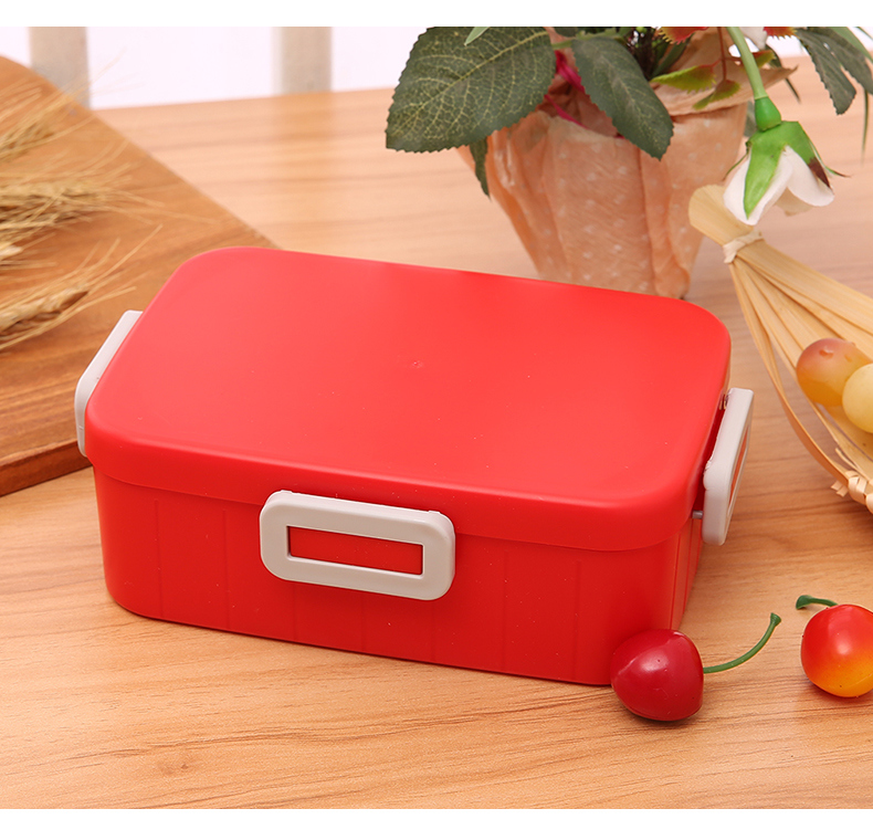 High Quality Small Bento Square Lock Catch Fashion Colorful Lunch Box