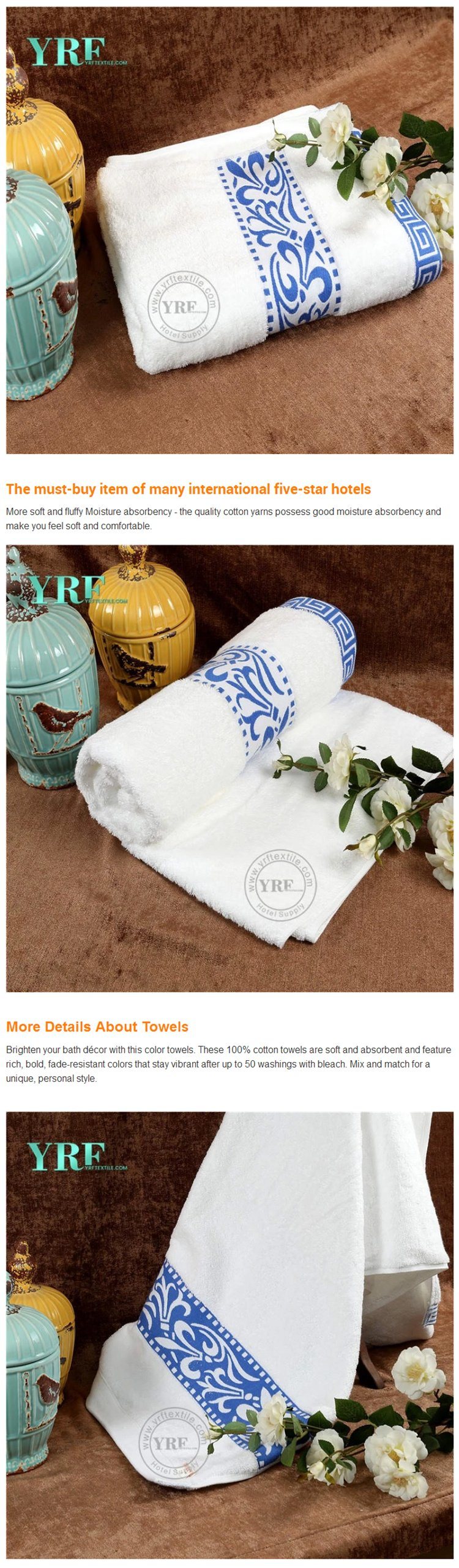 Fashion Popular Super Soft Hotel Towel Set Bath Towel