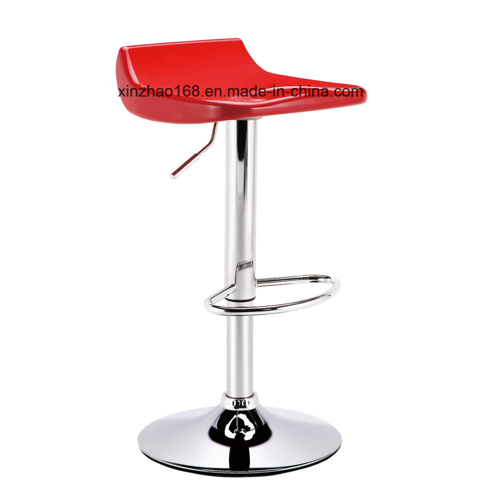 Adjustable High Swivel Metal Bar Stool Chair with Wheels