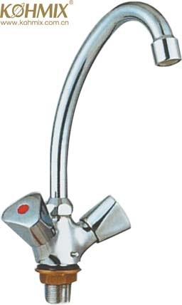 Good Price New Stylish Double Handle Basin Faucet