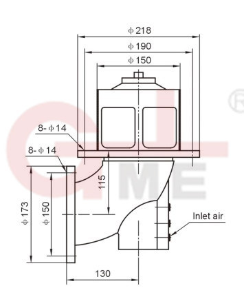 Pneumatic Emergency Shut off Valve/Tanker Bottom Valve