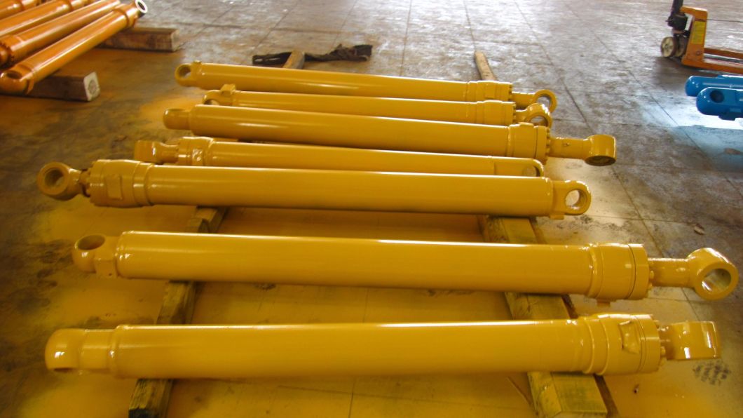 Double Acting Flange Piston Hydraulic Cylinder for Caterpillars Bulldozer Boom