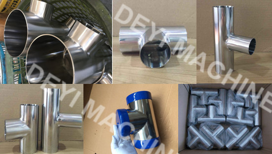 Stainless Steel Sanitary Pipe Fittings Weld Tee