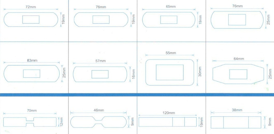 Wound Care Customized Adhesive Plaster Band with Ce FDA