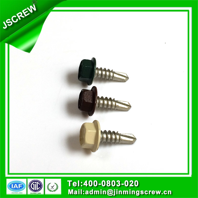 Painted Hex Flang Head Self Drilling Screw