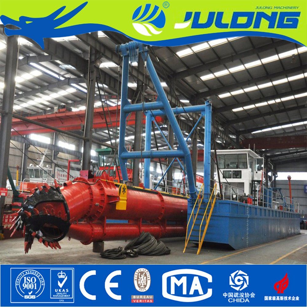 Julong 14 Inch Hydraulic Cutter Suction Dredger for River Sand