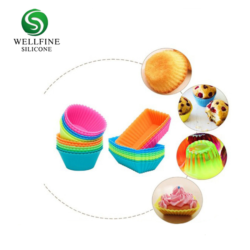 Different Shape Silicone Baking Molds&Custom Silicone Cupcake Mold