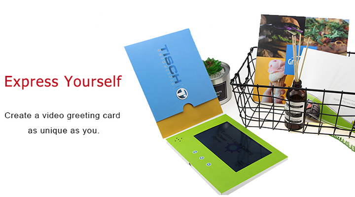 7 Inch TFT Screen Premium Mailer Video Greeting Card for Business Advertising Birthday Holiday
