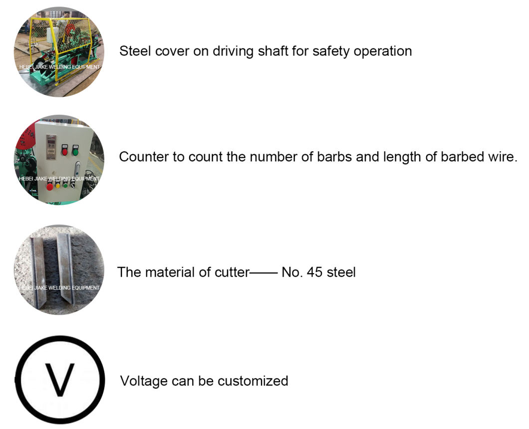 High Field Automatic Single Strand Barbed Wire Machine