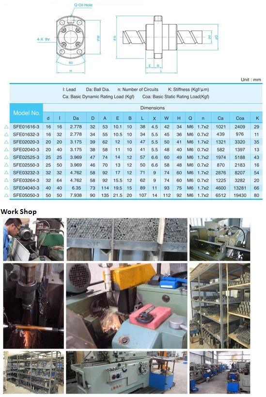 High Precision Ball Screw for Automatic Machinery