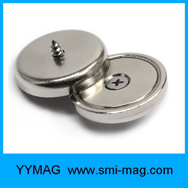 Strong Power A32 70lbs Countersunk Hole Pot Neodymium Magnet