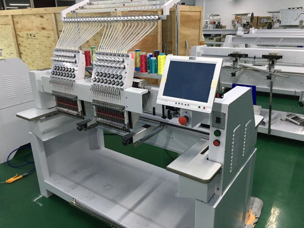 Wonyo 2 Head Textile Embroidery Machine High Speed Price