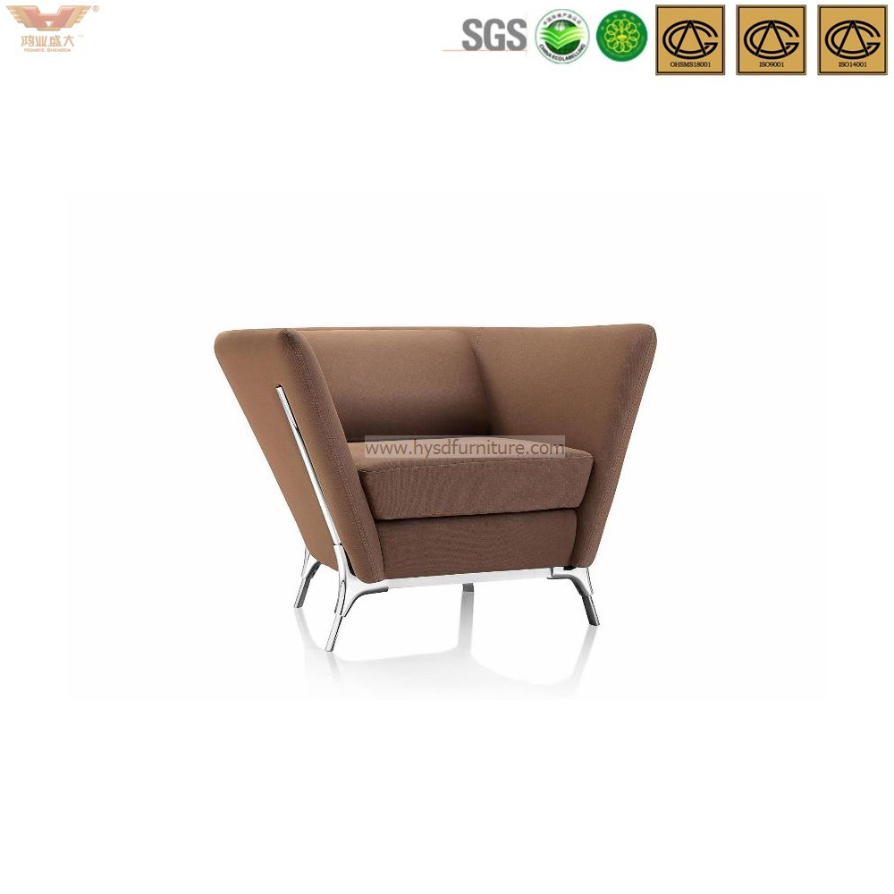 Modern Stainless Steel Frame Leisure Sofa for Office