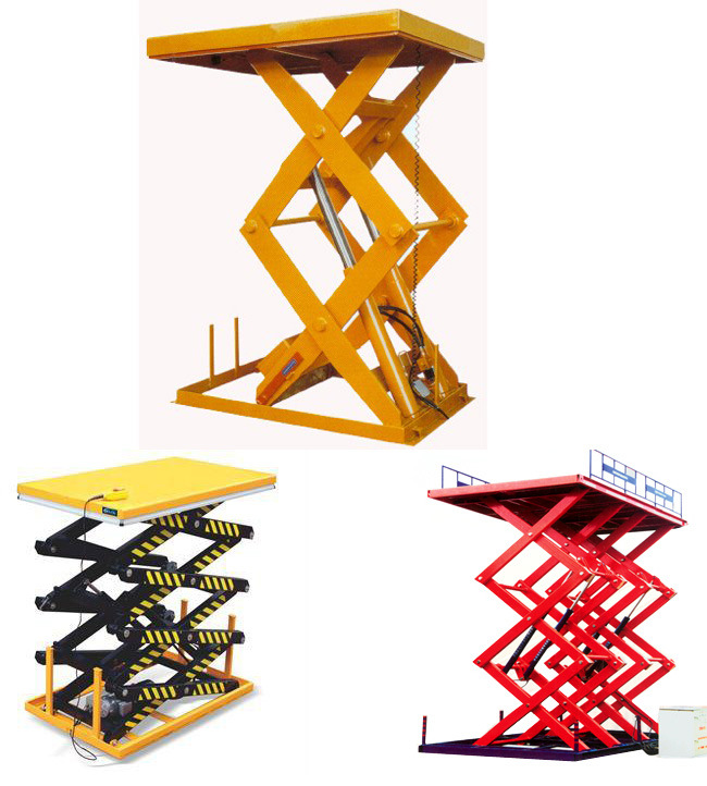 Large Loading Capacity Stationary Garage Equipment for Lifting Cars