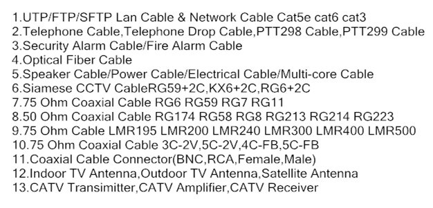 Security System Fire Alarm Cable 6c