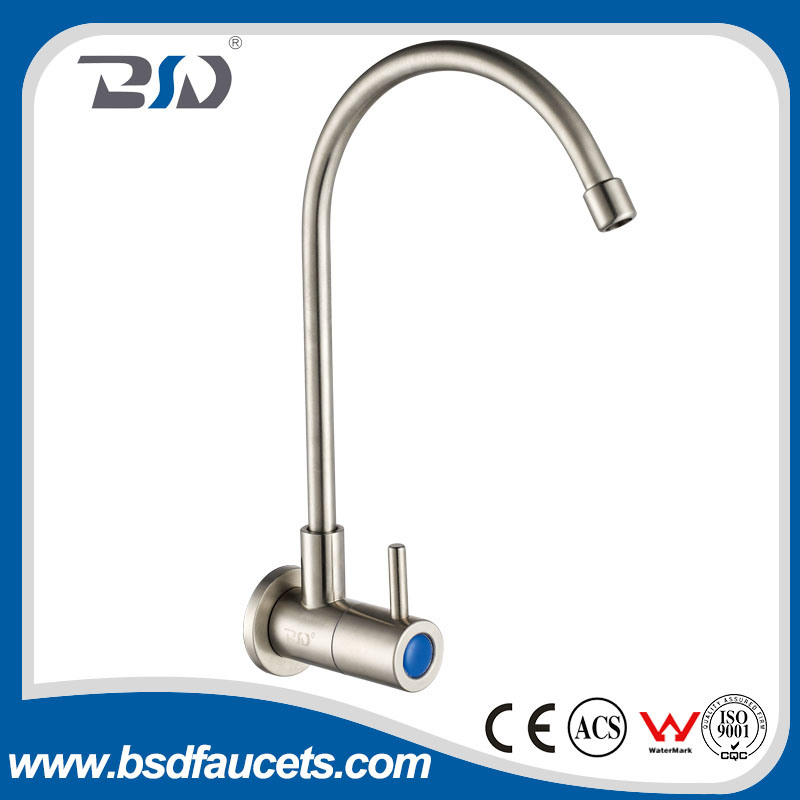 Lead-Free Stainless Steel Drinking Water Faucet for RO Filtration System-Brushed