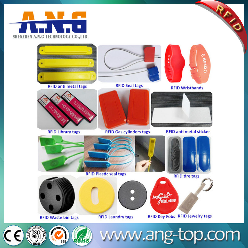 ABS Hf RFID Disc Hard Tag, Hf RFID Tags Writable Button Inspection