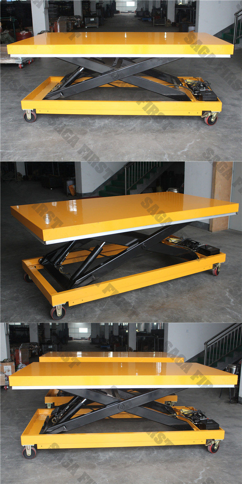 2ton Factory Direct Sale Stationary Hydraulic Scissor Electric Lift Table