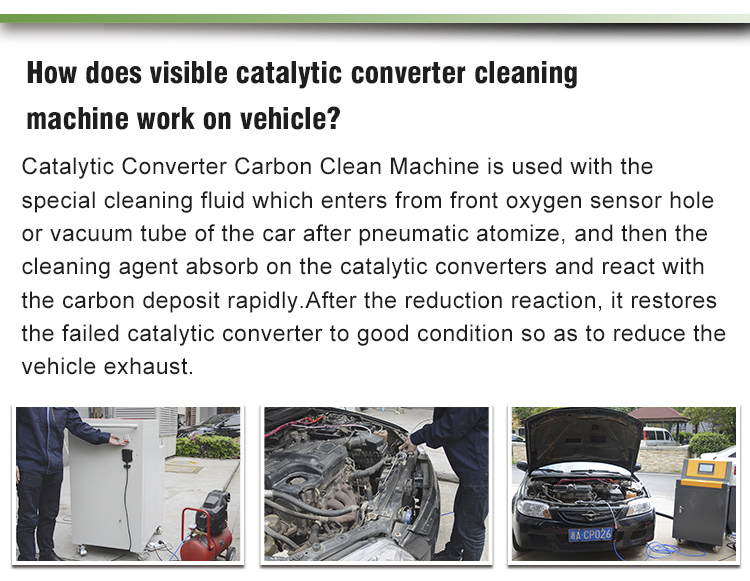 New Clog Catalytic Converter Carbon Cleaning Machine Catalytic Converter Cleaner