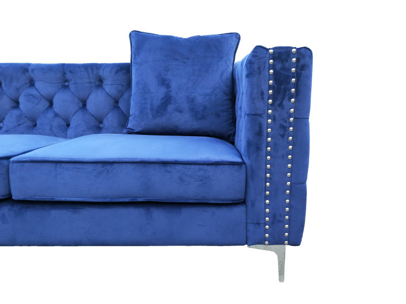 Modern Sectional Chesterfield Button Sofa for Living Room