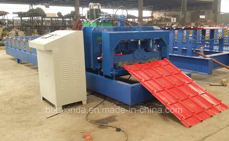 Kxd 840 Cold Roof Aluminum Glazed Tile Roll Forming Machine