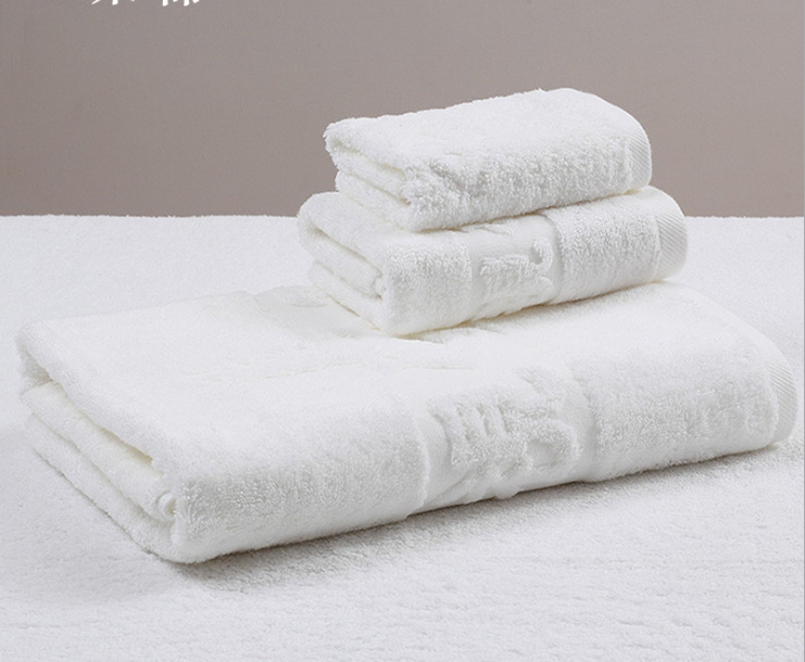 100% Cotton SPA White Plain Bath Towel