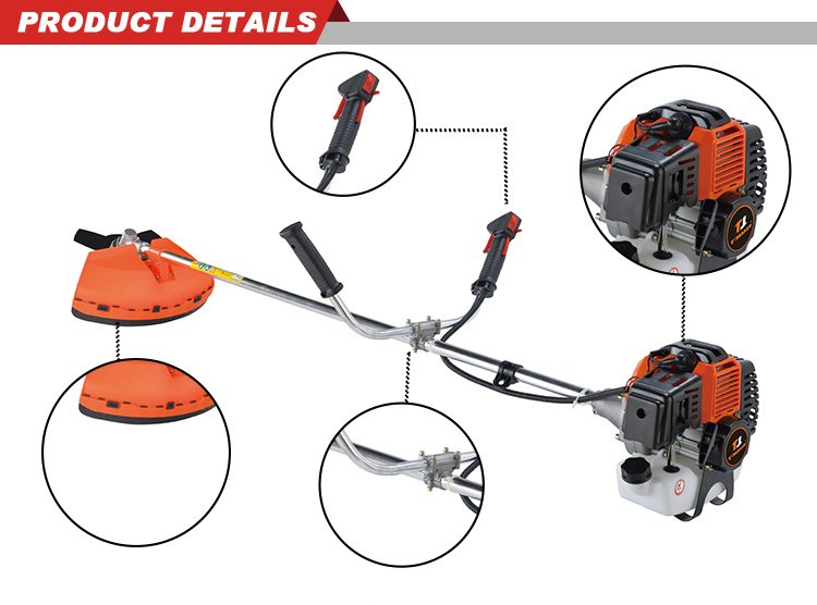 42.7cc Jobmate Grass Trimmer with Parts and Electrical Motor