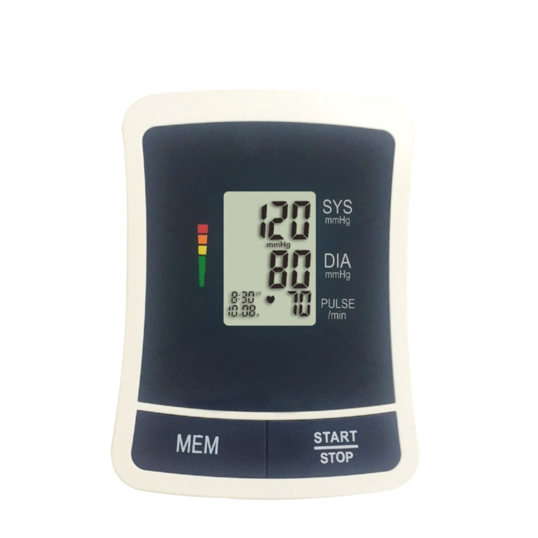 Automatic Digital Upper Arm Blood Pressure Monitor with Cuff, Ce Approved