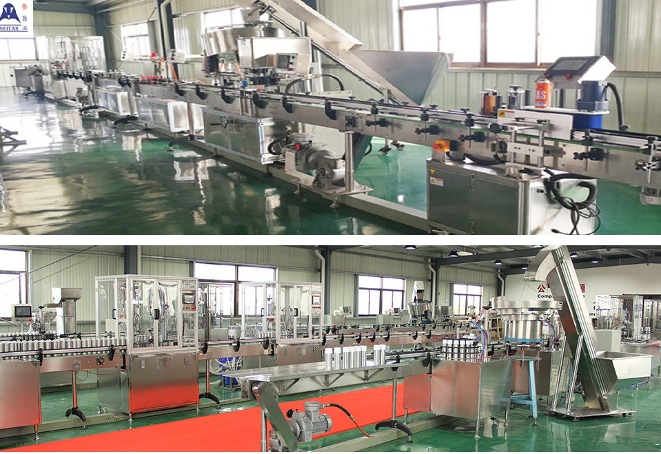 Automatic Skin Care Spray Filling Machine Line for Aerosol Can