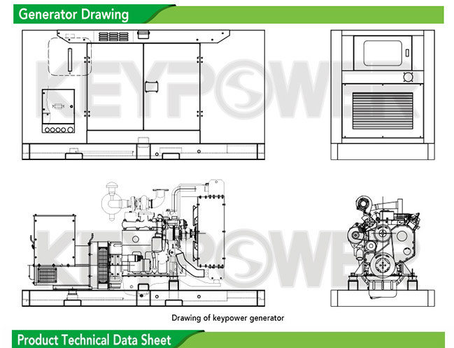 1000kVA Power Generator Diesel with 4 Pole Delixi Circuit Breaker