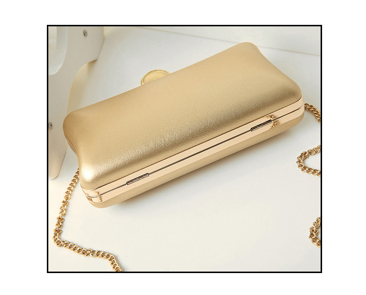 China Fashion PU Handbag Women Clutch Bag Purse Evening Bag