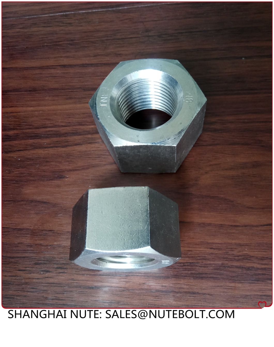 ASTM A194 2h Grade 8 8m Heavy Hex Nuts Stainless Steel 304 316, Uni5587 M4 to M48