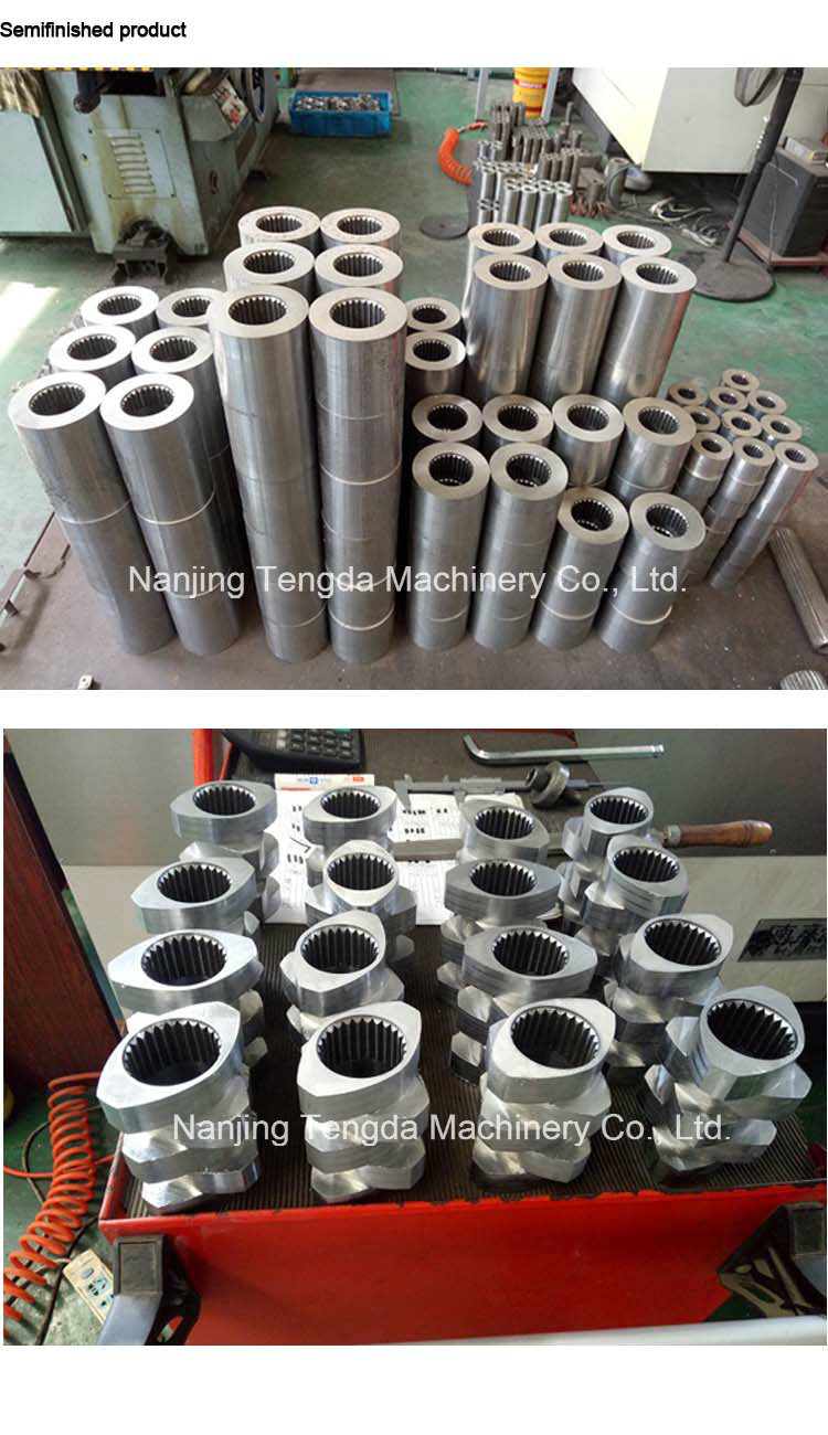 Mini Parallel Twin Screw Barrel Plastic & Rubber Machinery Parts