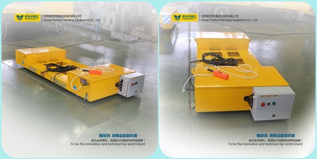 40 Ton Loading Capacity Heavy Industry Rail Flat Trolley