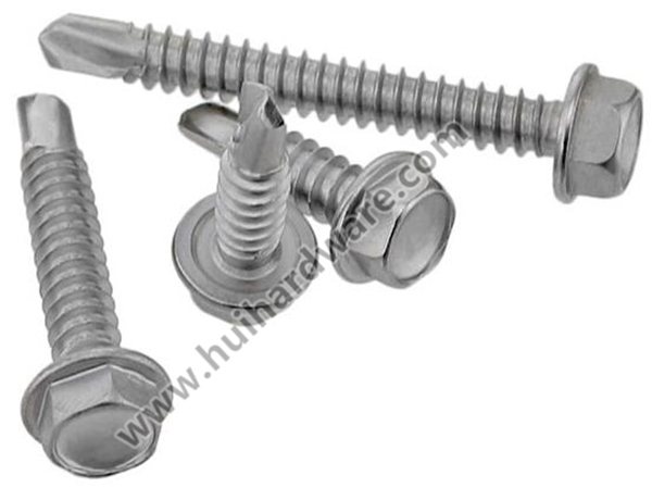 Stainless Steel 410 Flange Hex Head Self Drilling Screws