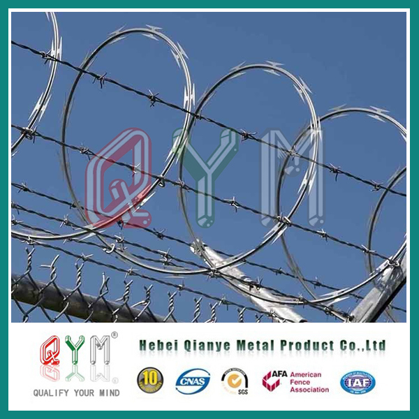 Cbt-65 PVC Galvanzied Concertina Razor Barbed Wire