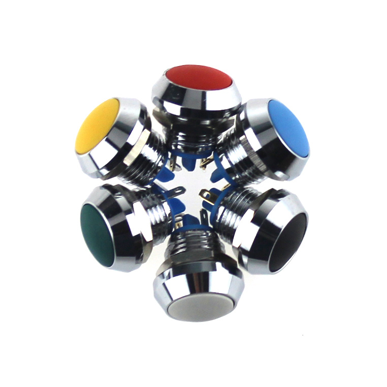 Yumo ABS12c-Q1 Different Colors of 12 mm Head Instant Metal Button