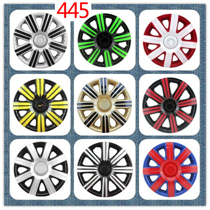 Factory Price PP/ ABS Anti-Wear Black and Lemon Yellow Car Wheel Rims