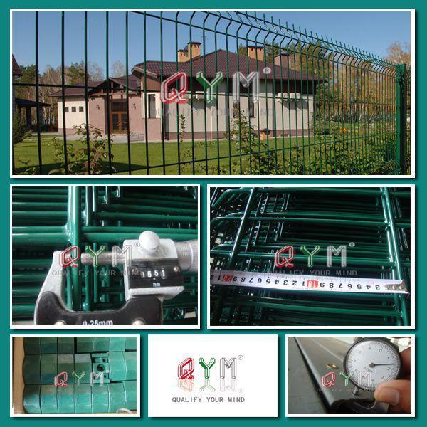 358 Prison Security Panel /PVC Coated Welded Wire Mesh Fence