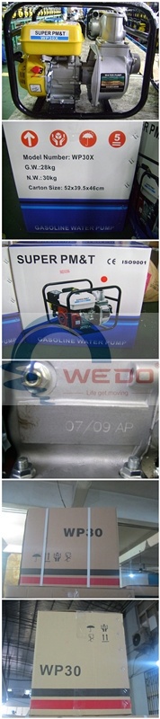 3 Inch Wp-30 Gasoline Engine Water Pump with Ce.