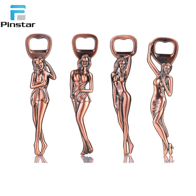 Hot Sale Antique Style Sexy Russian Lady Wine Bottle Opener