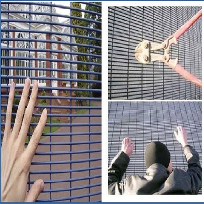Galvanized/PVC Coated Welded Wire Mesh Fence (anti-climb type)