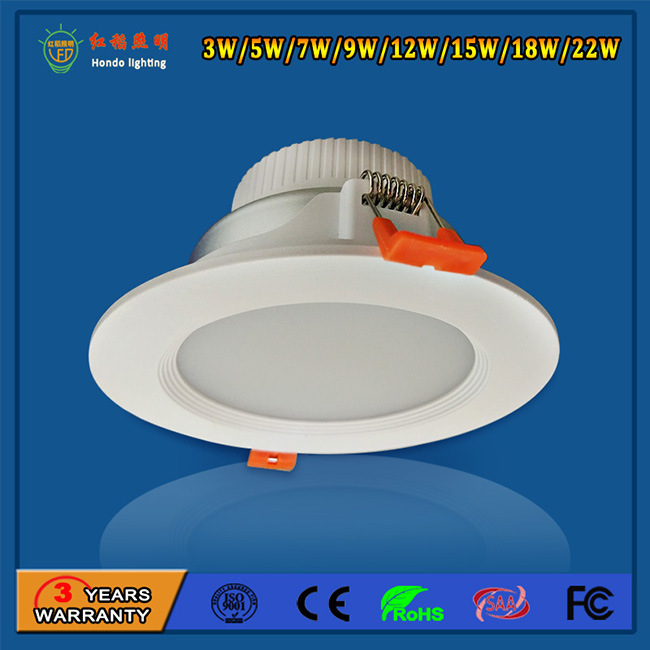 High Power 18W Aluminum Ceiling LED Downlight for Restaurants