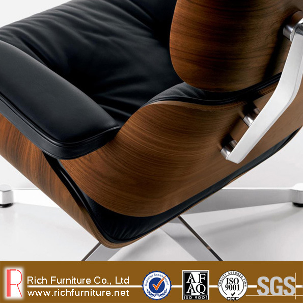 Modern Eames Chaise Lounge Leisure Leather Dining Chair