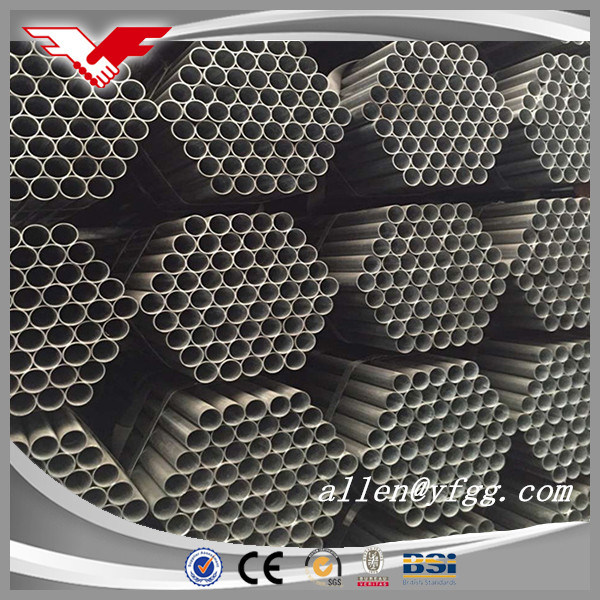 Ss400 3inch Non Secondary Black ERW Mild Steel Pipe