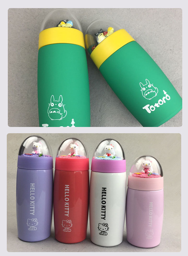 Creative Cartoon Micro-Landscape Stainless Steel Vacuum Thermos Cup