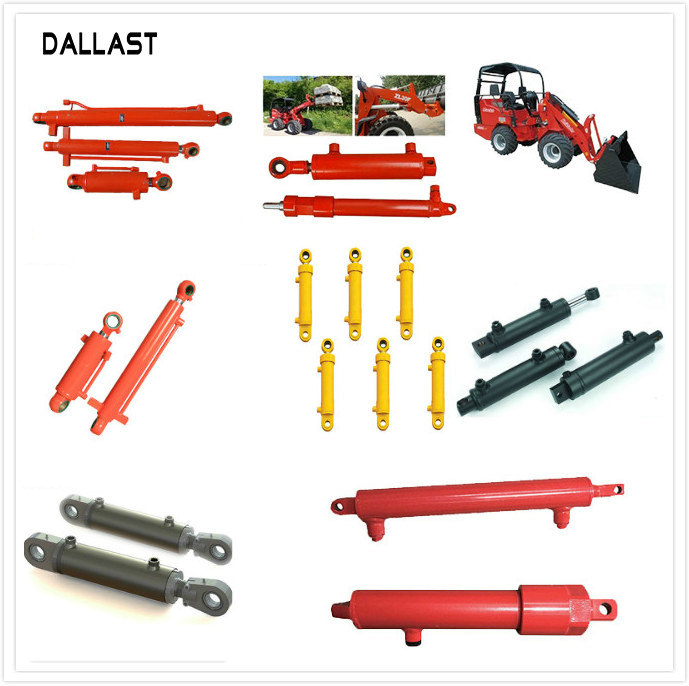 Welded Double Acting Piston Type Hydraulic Cylinder for Dump Truck
