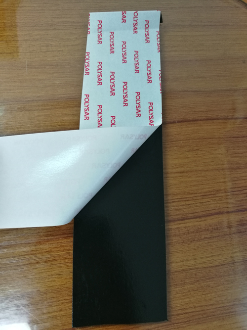 Black Adhesive Foam Doble Sided Tape with Paper Liner