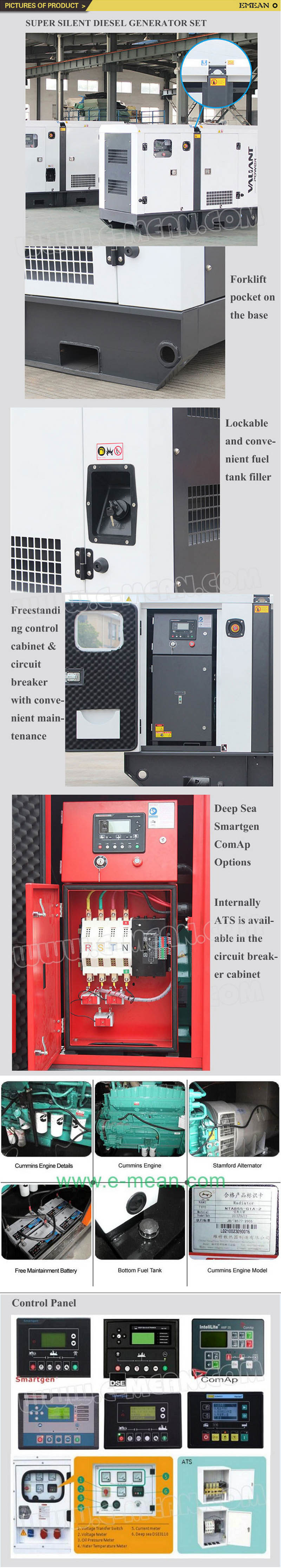 220kw Diesel Generator with 4 Stroke Cummins